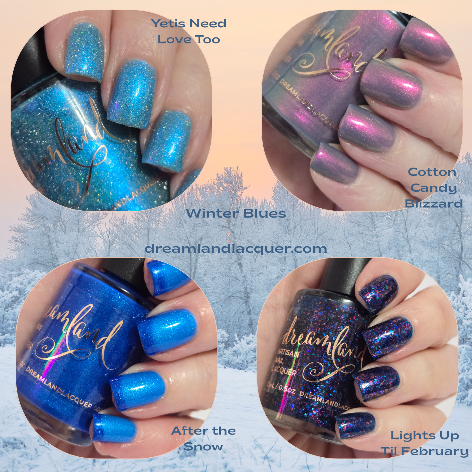 Winter Blues Set