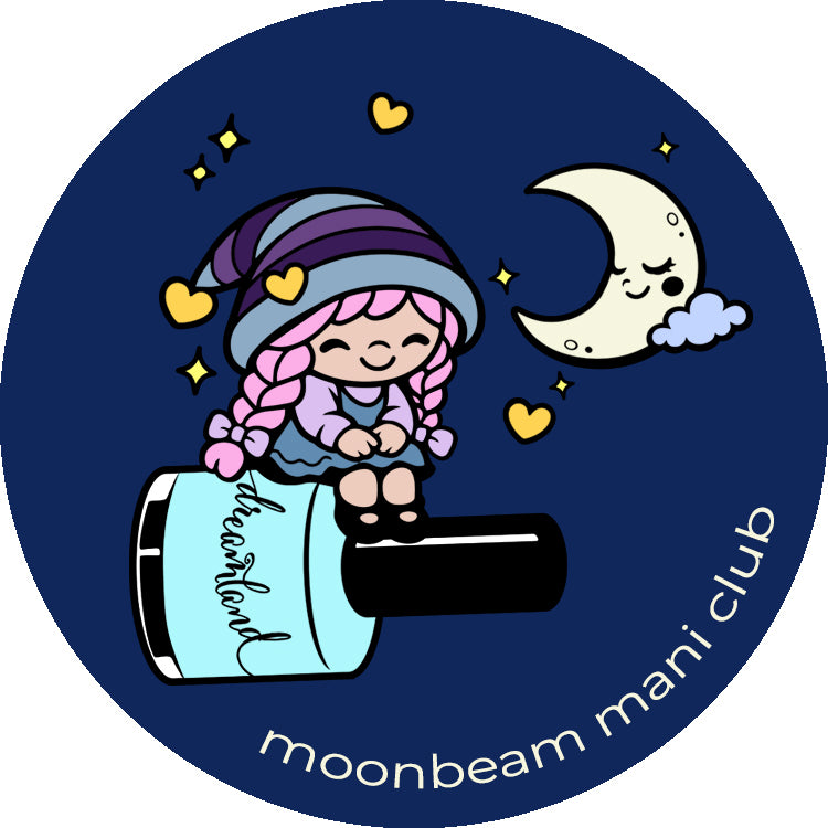 Moonbeam Mani Club Stickers