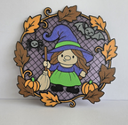 Wylda the Wytch Halloween Wreath