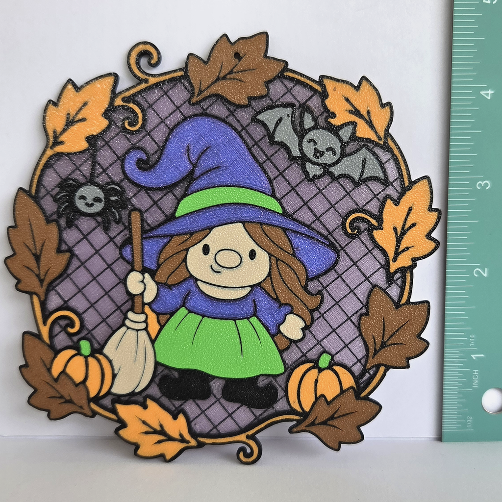 Wylda the Wytch Halloween Wreath