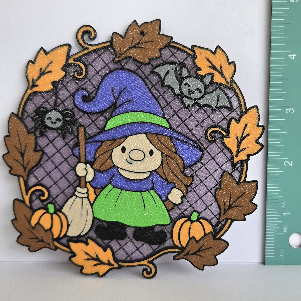 Wylda the Wytch Halloween Wreath